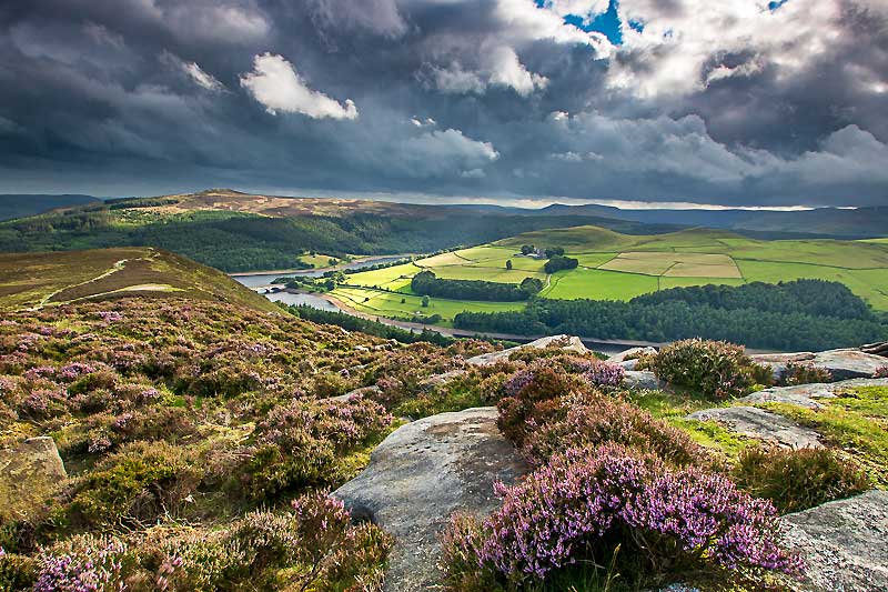 a spectacular view at Derwent Edge